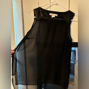 BCBGeneration -Black sheer shirt